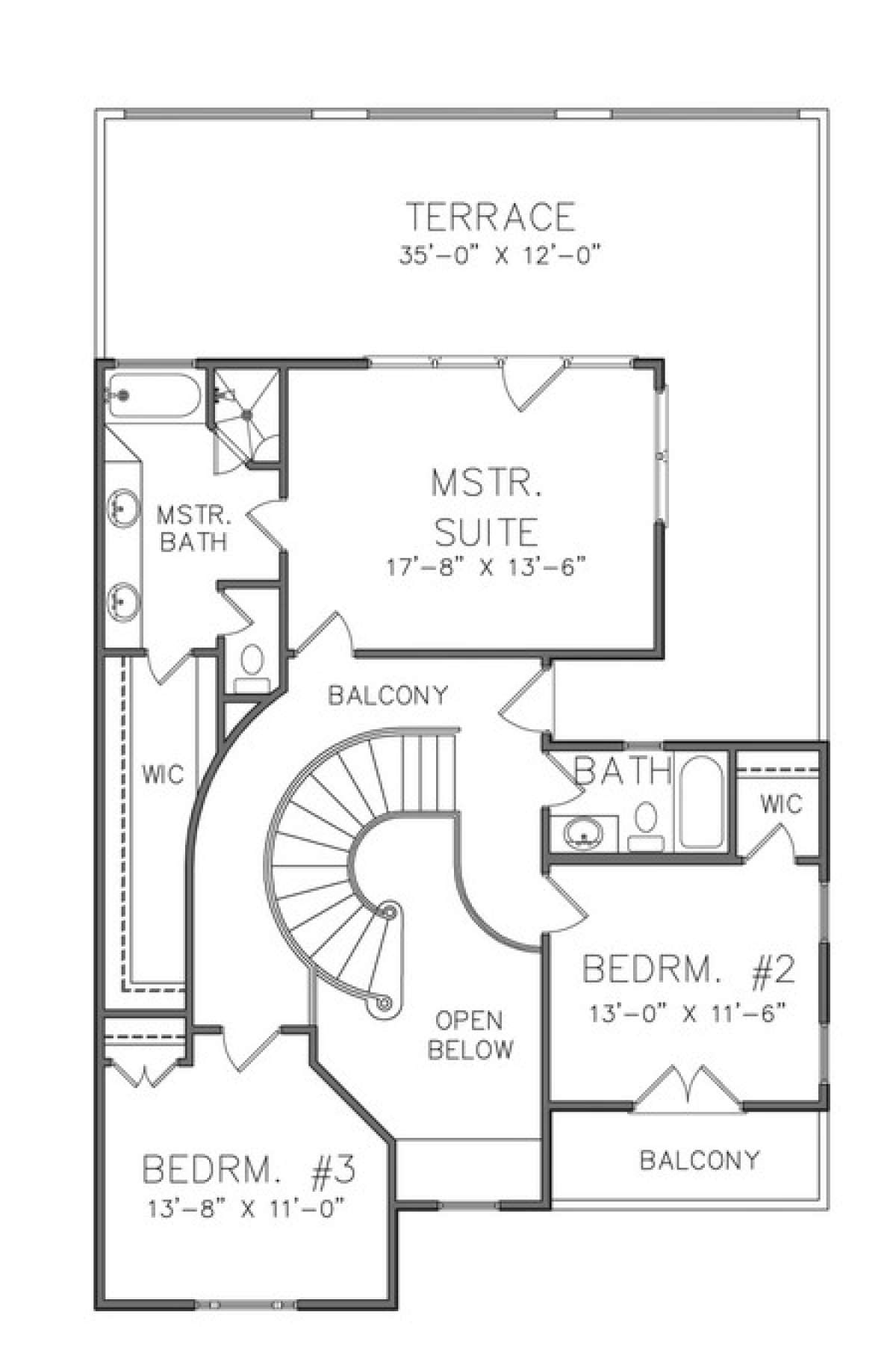 Floorplan 2 for House Plan #6819-00031