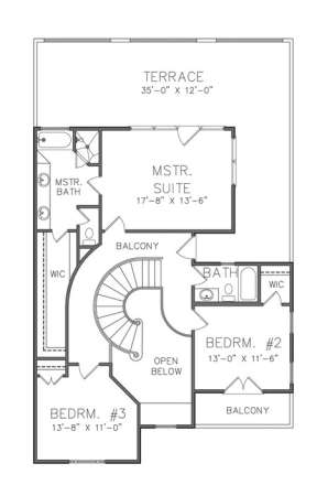 Floorplan 2 for House Plan #6819-00031