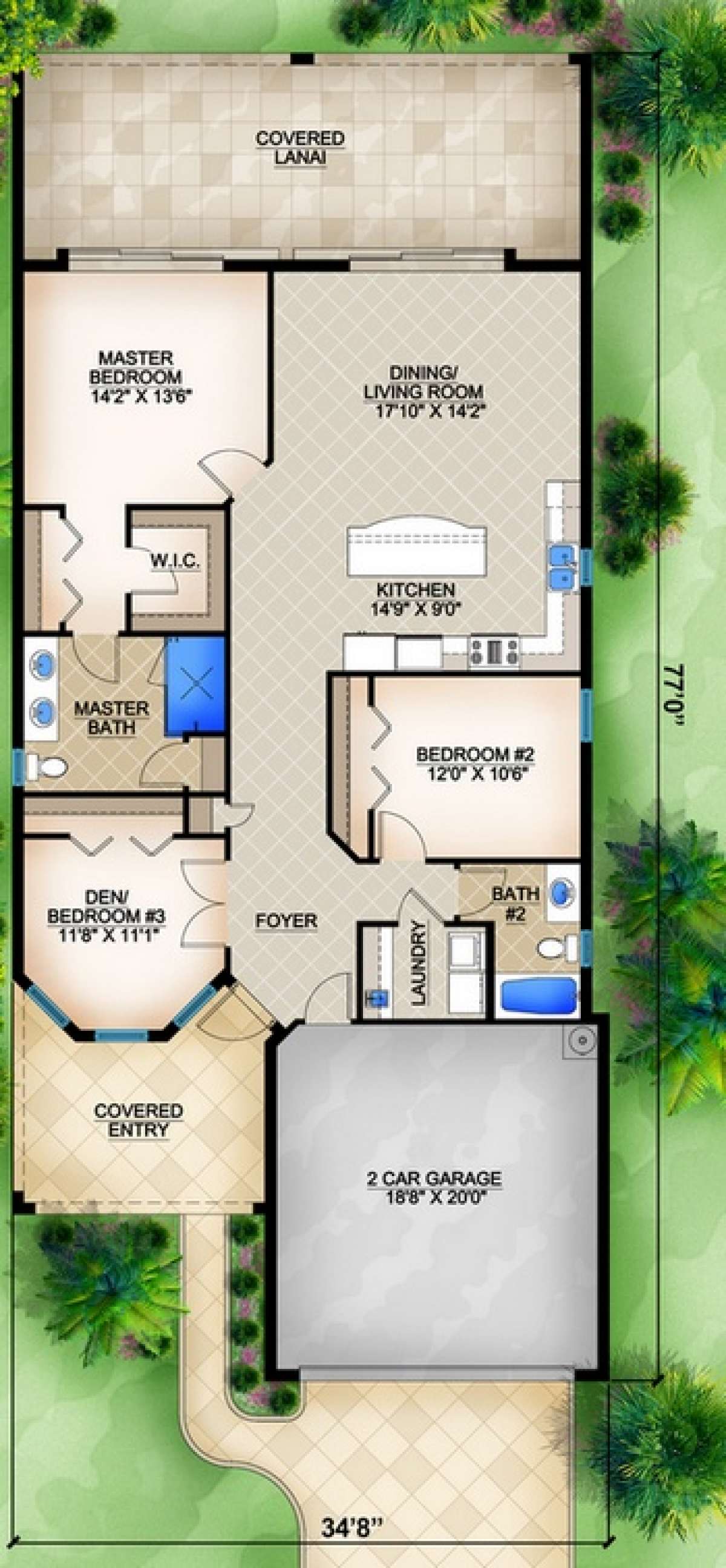 Main Floor for House Plan #5565-00010