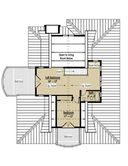 Floorplan 2 for House Plan #7806-00006