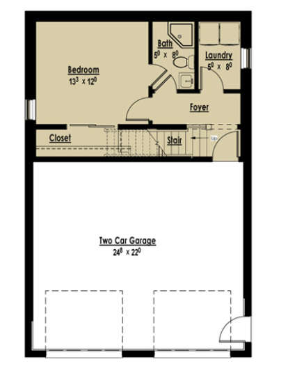 Lower Level for House Plan #7806-00006