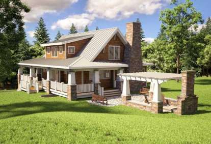 Lake Front House Plan #7806-00007 Elevation Photo