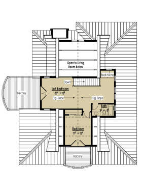 Floorplan 2 for House Plan #7806-00007