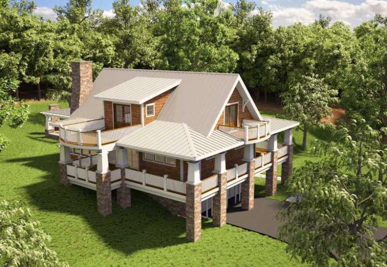 Lake Front House Plan #7806-00007 Additional Photo