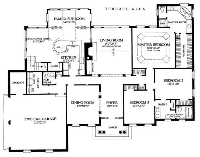 House Plan House Plan #14808 Drawing 1