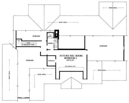 Floorplan 2 for House Plan #7922-00001