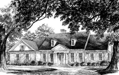 Greek Revival House Plan #7922-00001 Additional Photo