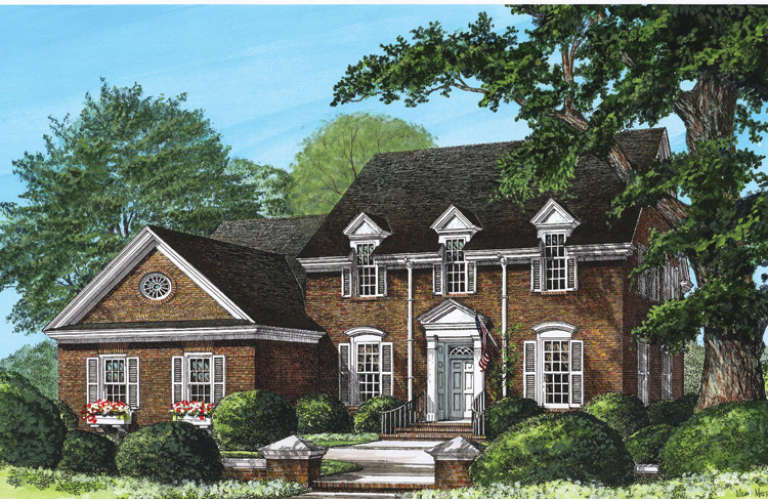 House Plan House Plan #14809 Front Elevation