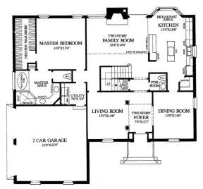 Floorplan 1 for House Plan #7922-00002
