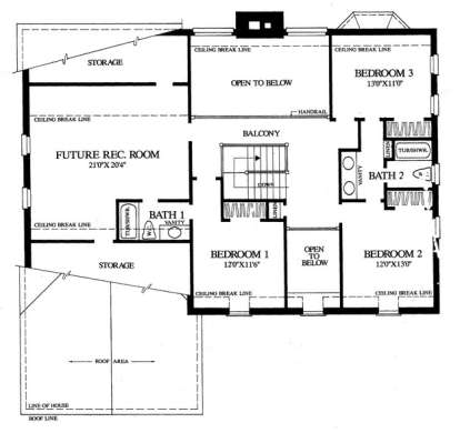 Floorplan 2 for House Plan #7922-00002