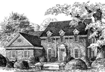 Georgian House Plan #7922-00002 Additional Photo