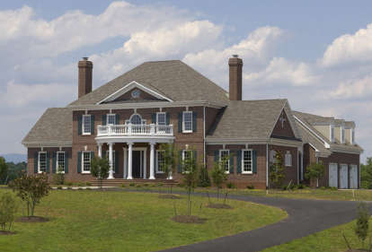 Georgian House Plan #7922-00003 Elevation Photo