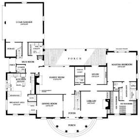 Floorplan 1 for House Plan #7922-00003