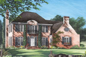 French Country House Plan #7922-00004 Elevation Photo