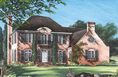 4 Bed, 3 Bath, 3035 Square Foot House Plan - #7922-00004
