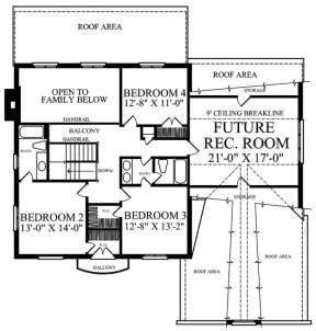 Floorplan 2 for House Plan #7922-00004