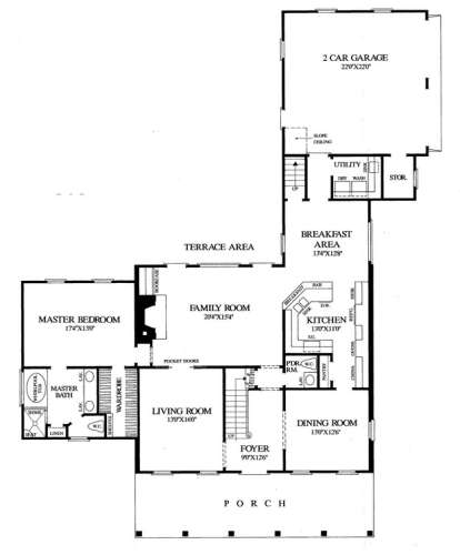 Floorplan 1 for House Plan #7922-00005