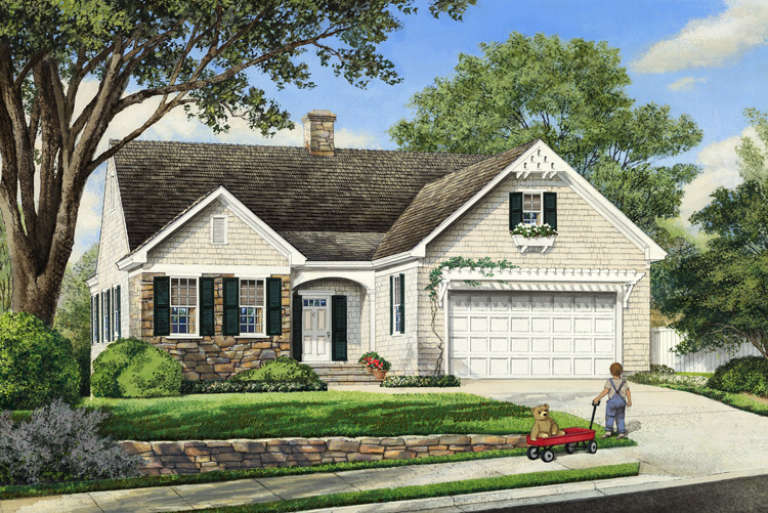 House Plan House Plan #14813 Front Elevation