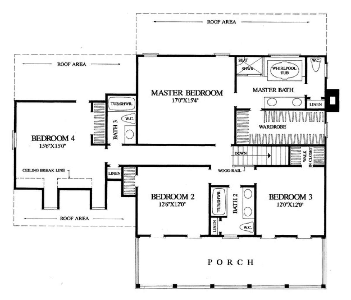 Floorplan 2 for House Plan #7922-00007