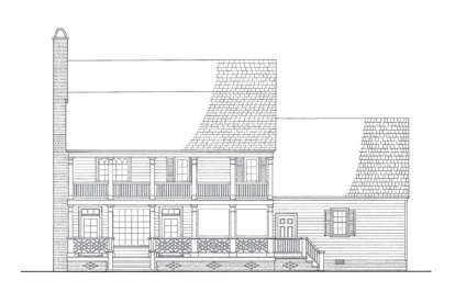 Colonial House Plan #7922-00008 Elevation Photo