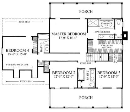 Floorplan 2 for House Plan #7922-00008