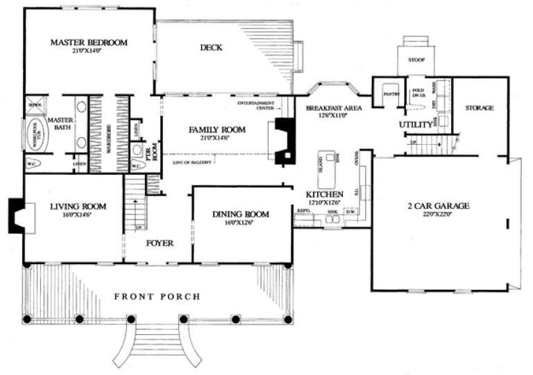 House Plan House Plan #14818 Drawing 1