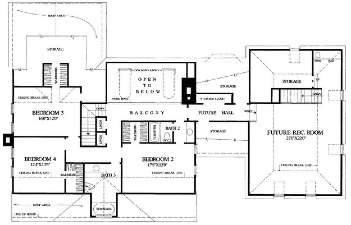 Floorplan 2 for House Plan #7922-00011