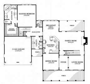 Floorplan 1 for House Plan #7922-00012
