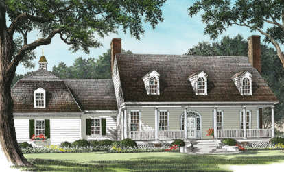 Southern House Plan #7922-00013 Elevation Photo