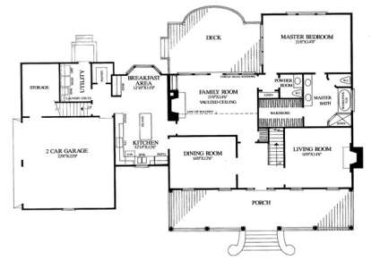 Floorplan 1 for House Plan #7922-00013