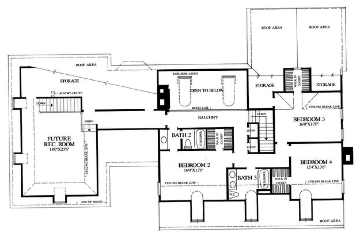 Floorplan 2 for House Plan #7922-00013
