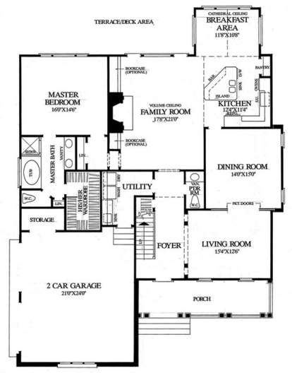 Floorplan 1 for House Plan #7922-00015