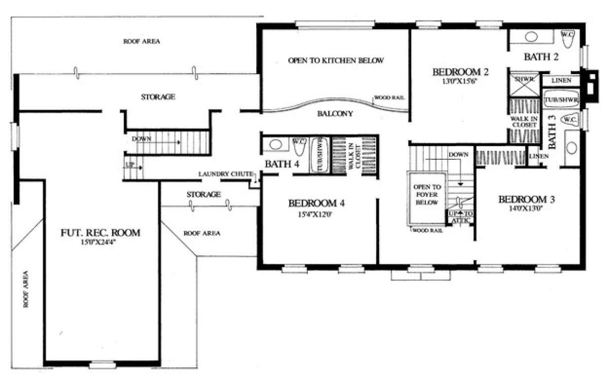 Floorplan 2 for House Plan #7922-00016
