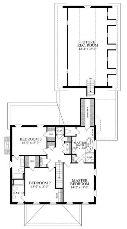 Floorplan 2 for House Plan #7922-00018