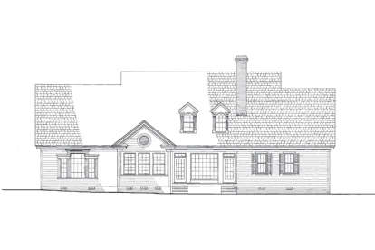 Greek Revival House Plan #7922-00019 Elevation Photo