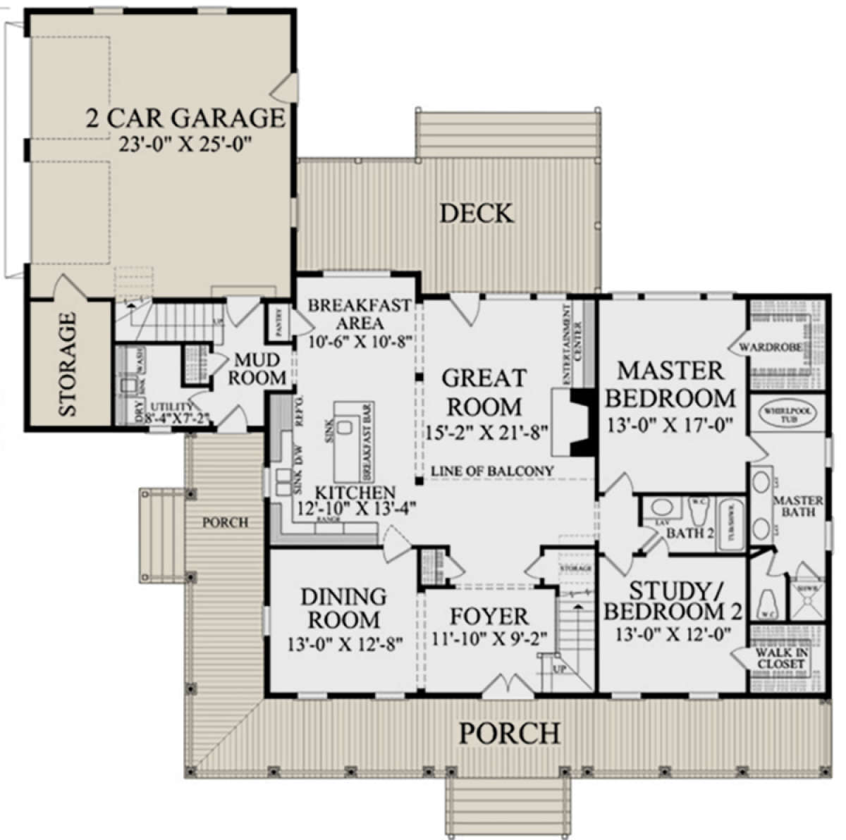 Main Floor for House Plan #7922-00020
