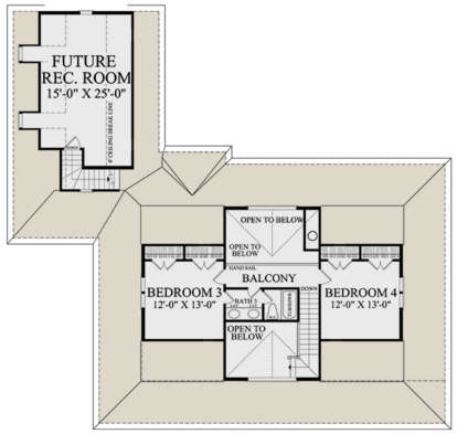 Second Floor for House Plan #7922-00020