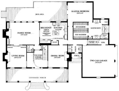 Floorplan 1 for House Plan #7922-00021