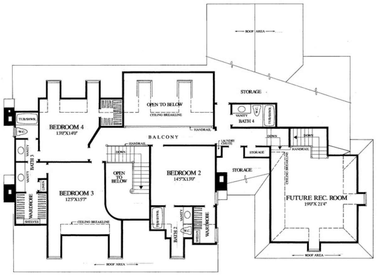 Floorplan 2 for House Plan #7922-00021