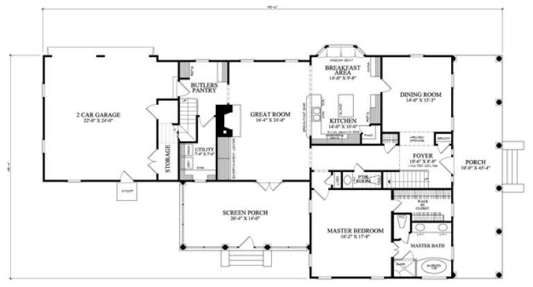 House Plan House Plan #14829 Drawing 1