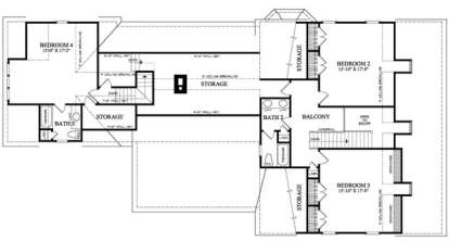 Floorplan 2 for House Plan #7922-00022