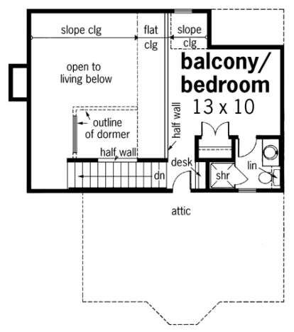 Floorplan 2 for House Plan #048-00015