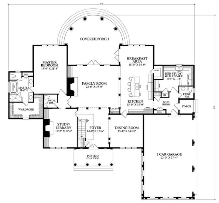 House Plan House Plan #14832 Drawing 1