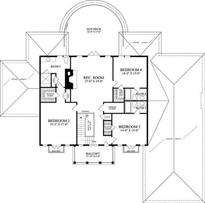 Floorplan 2 for House Plan #7922-00025