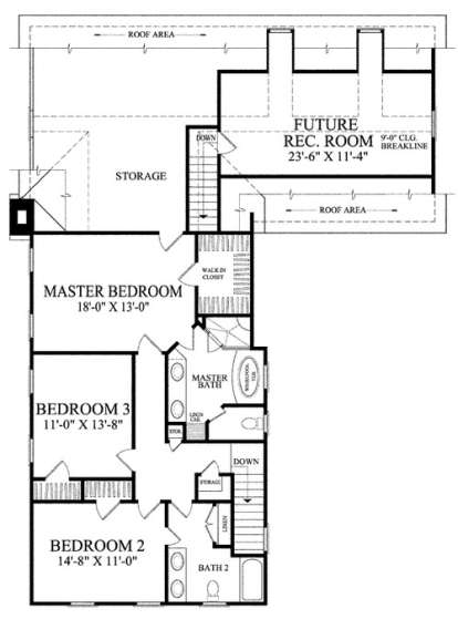 Floorplan 2 for House Plan #7922-00026