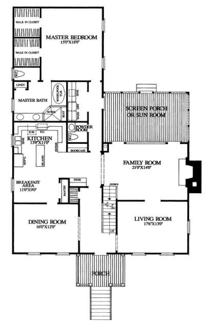 Floorplan 1 for House Plan #7922-00027