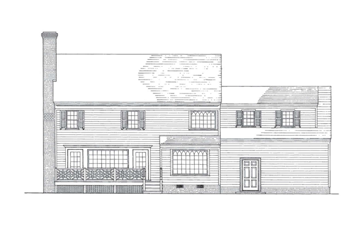 Colonial House Plan #7922-00028 Elevation Photo
