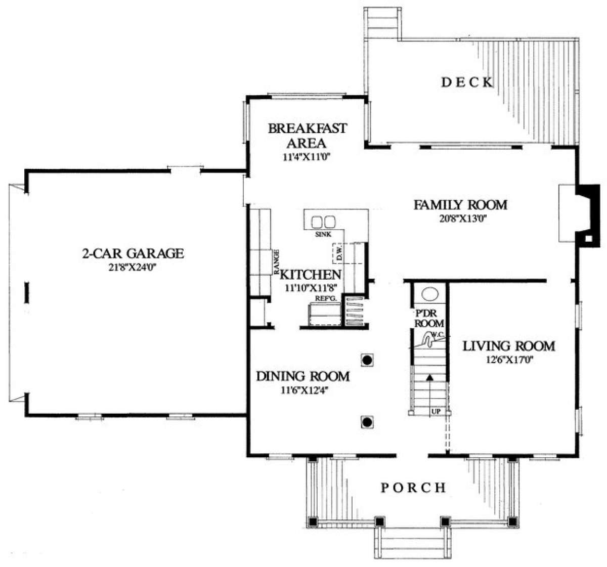 Floorplan 1 for House Plan #7922-00028