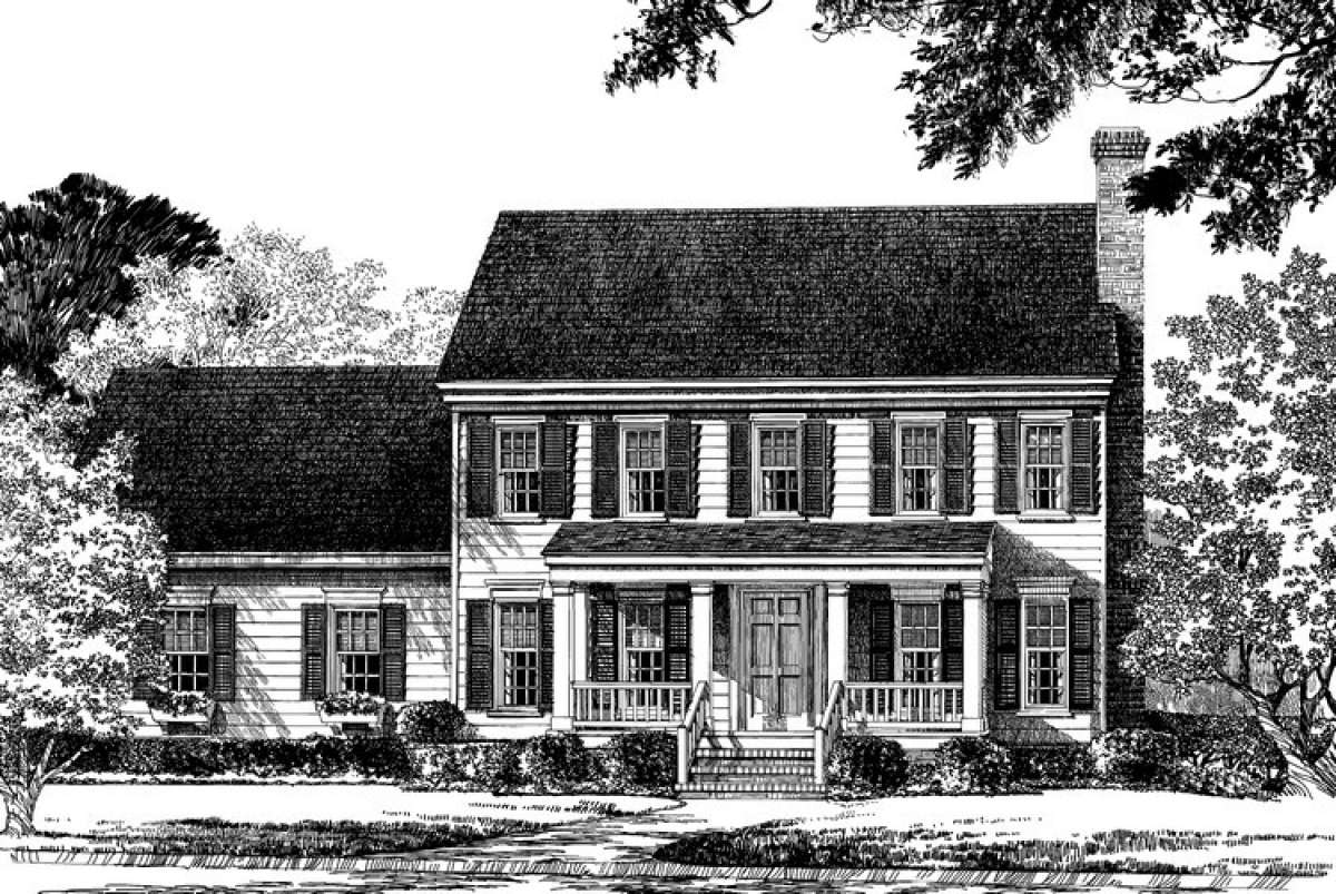 Colonial House Plan #7922-00028 Additional Photo