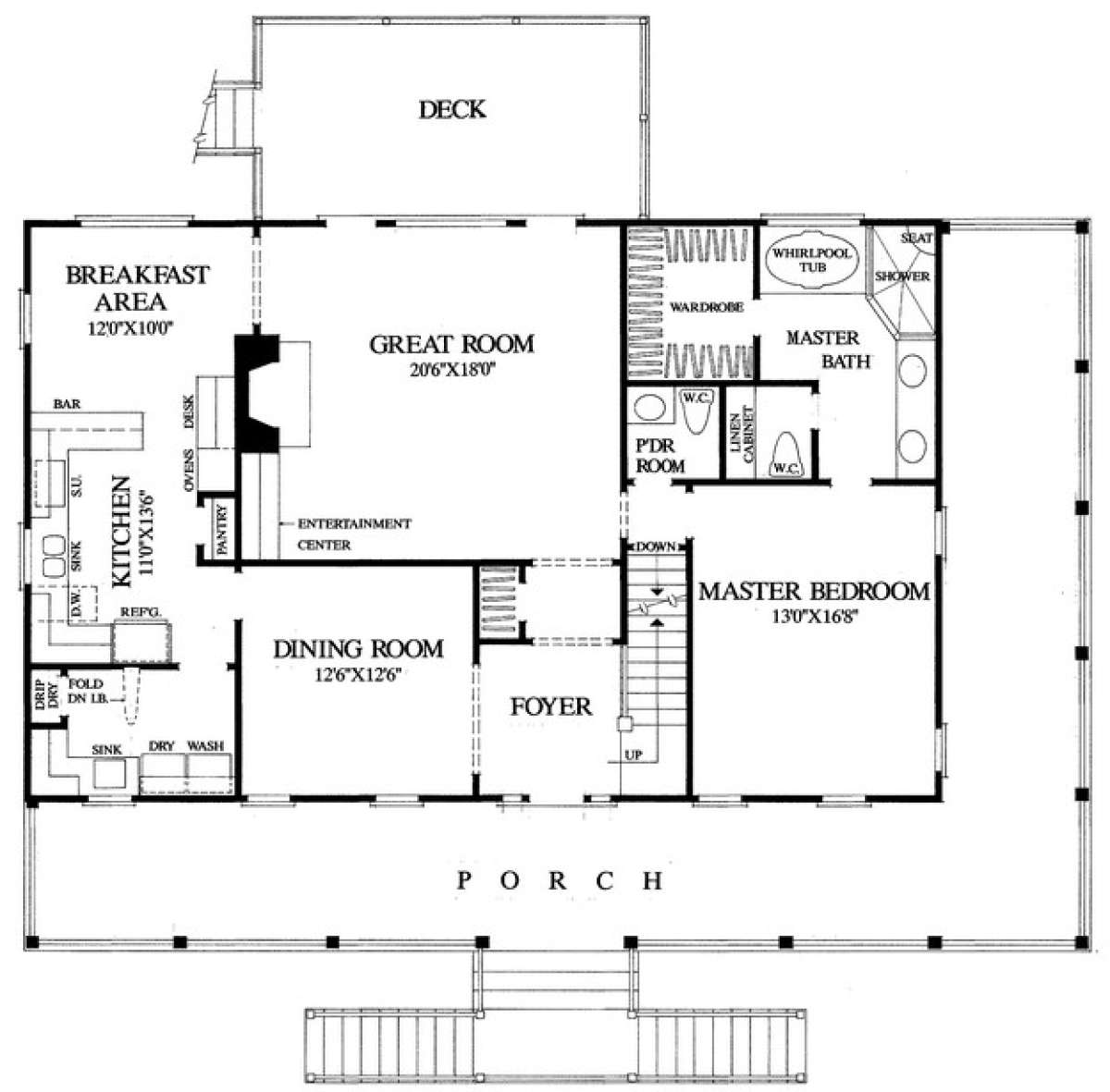 Floorplan 1 for House Plan #7922-00029